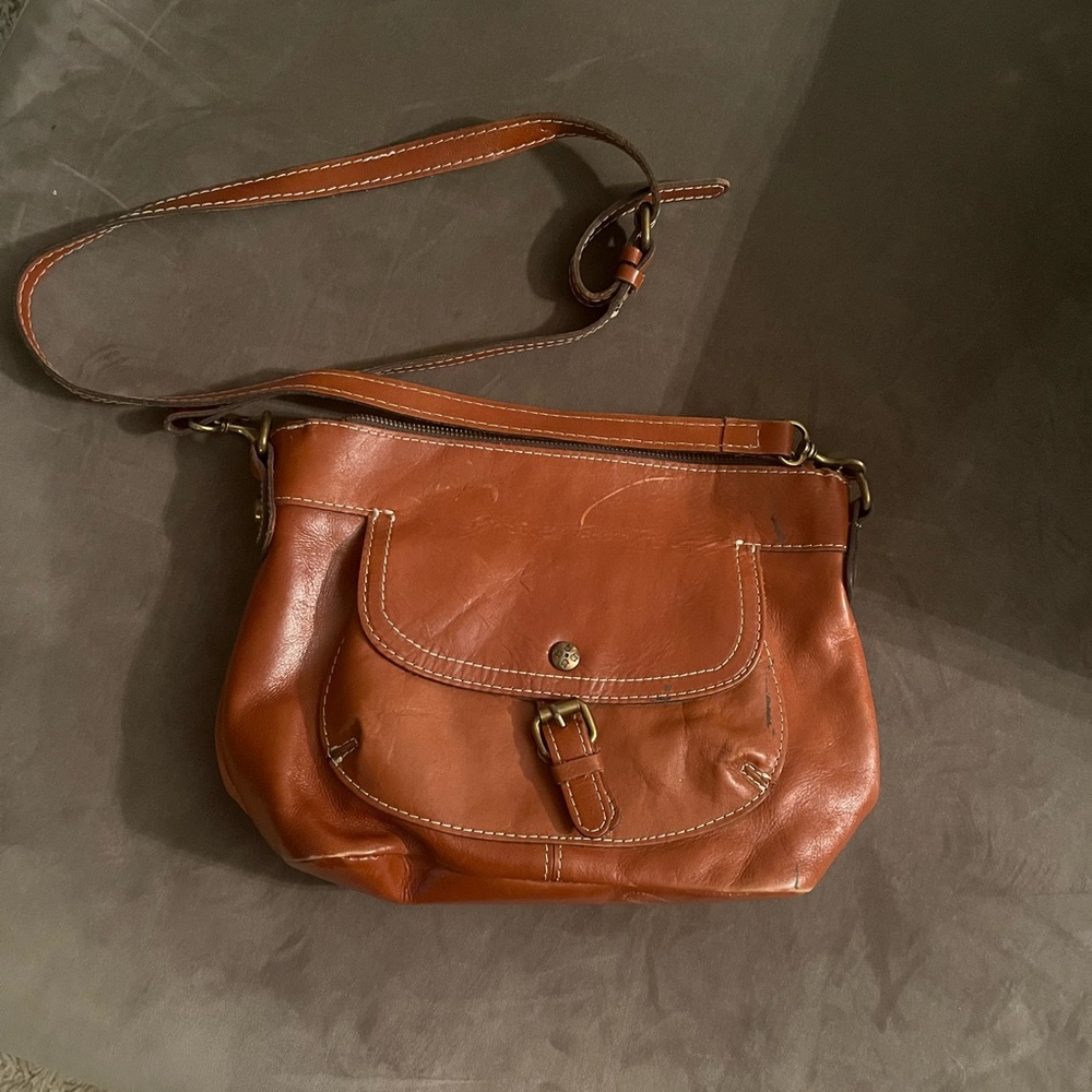 Genuine Leather Patricia Nash Shoulder Bag